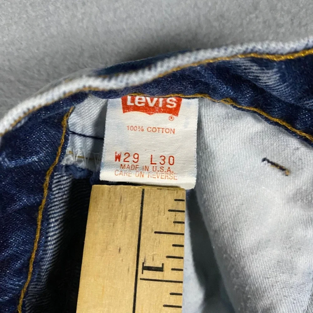 Vintage Levis Acid Wash Cuttoff Denim Shorts Made in USA Mens‎ 29